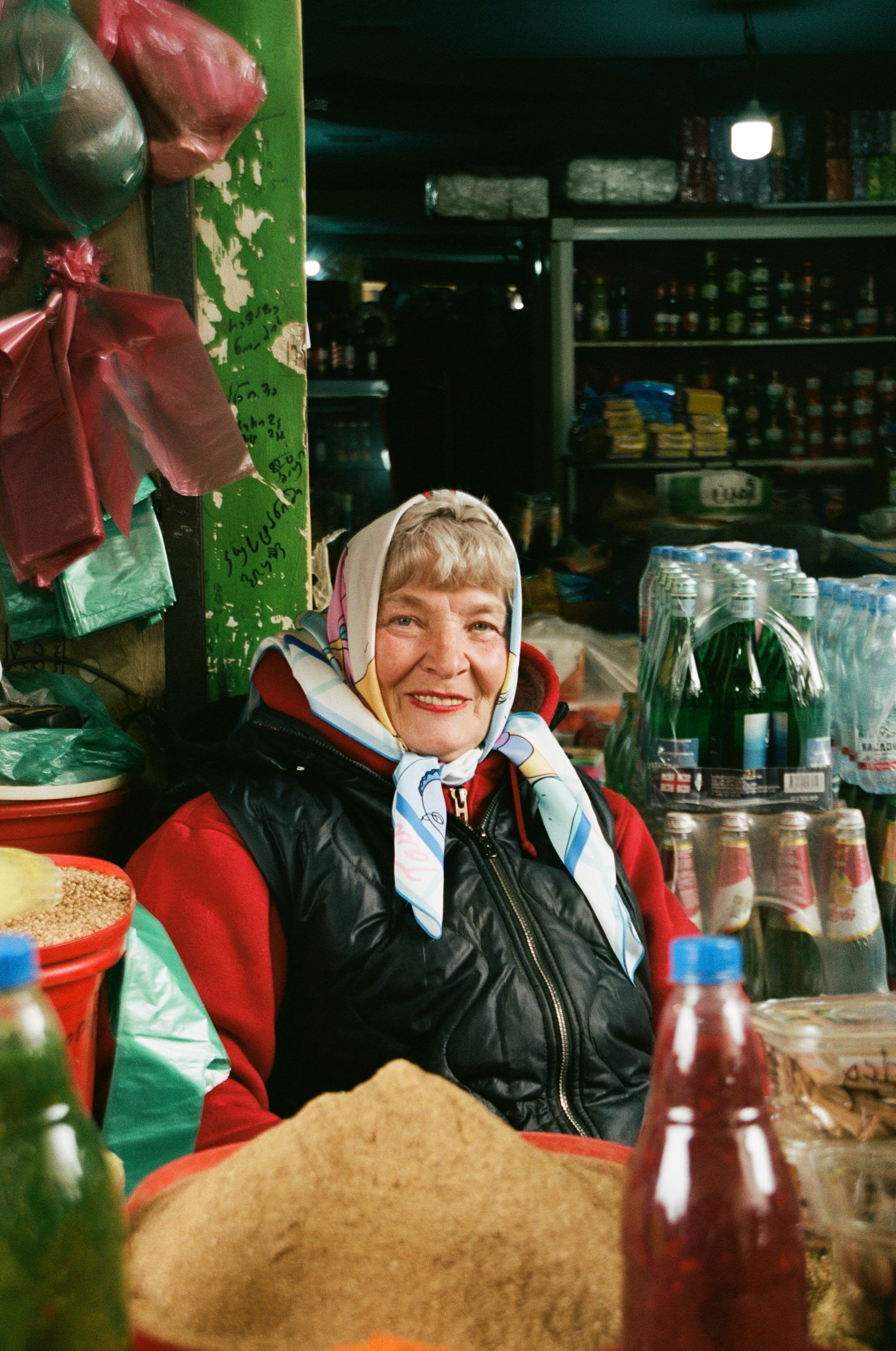 Three women, three scarves, three stories