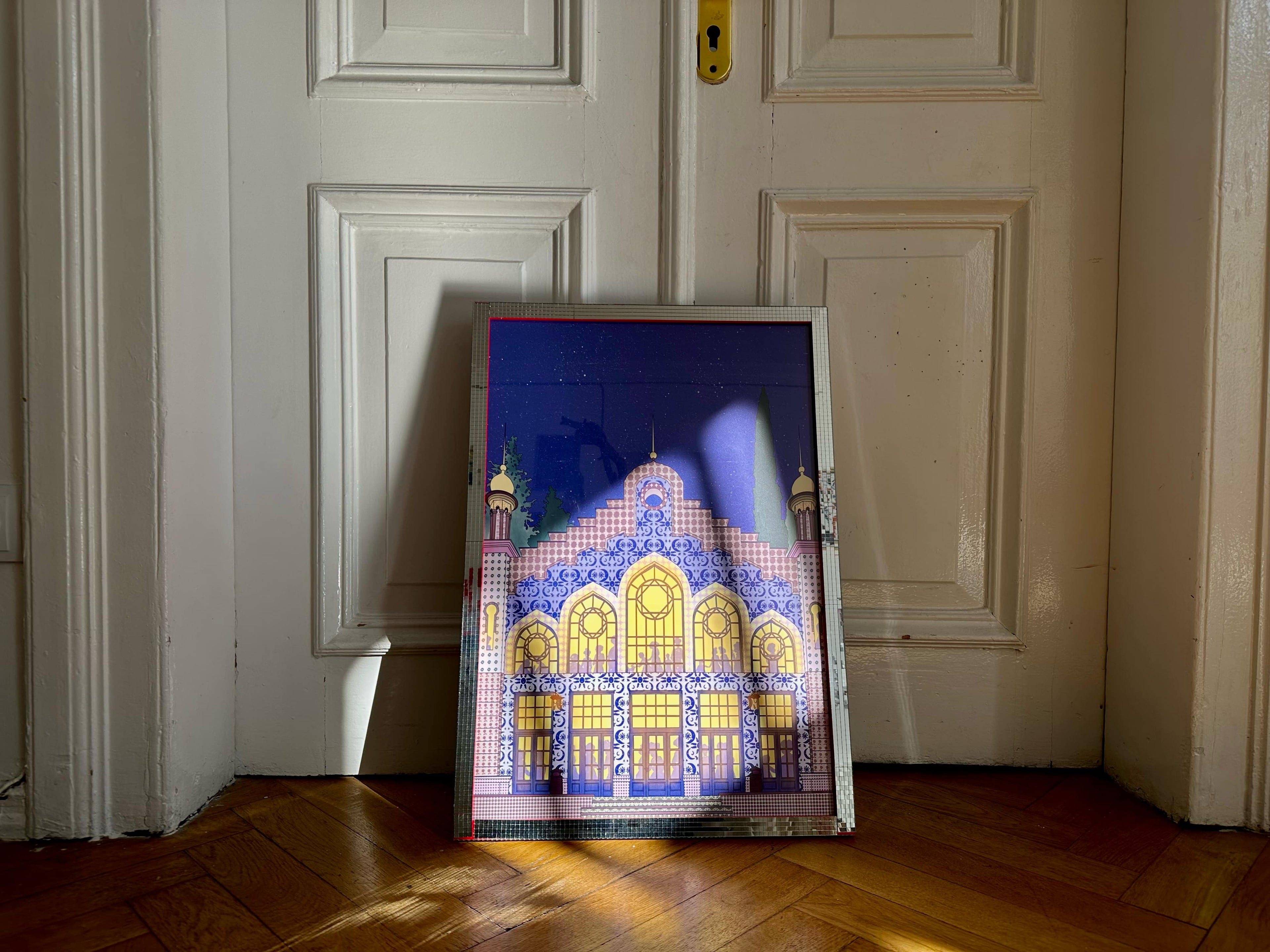 poster designed by georgian artist