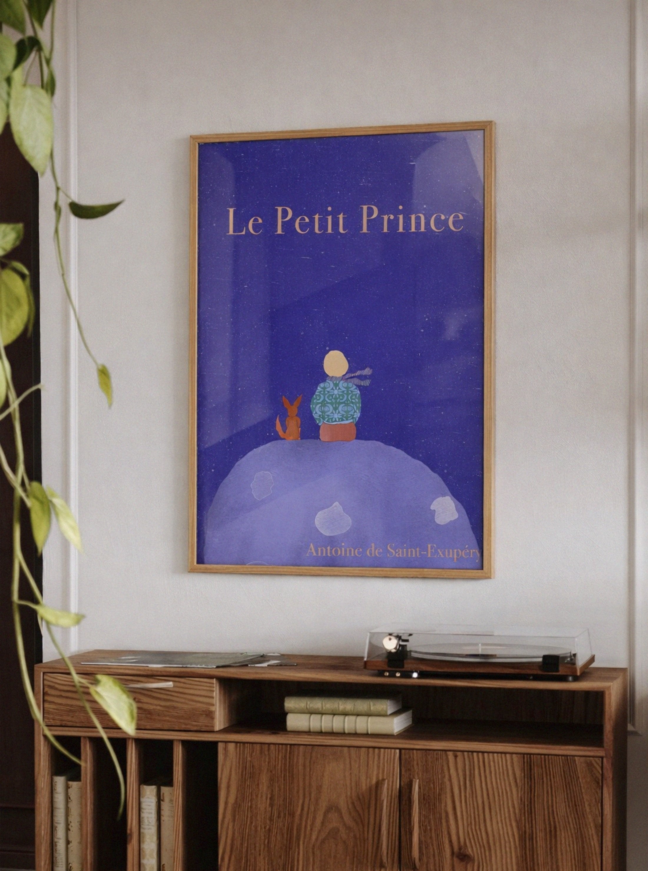 picture of poster "la petit prince" by DAE and Anano Kevanishvili, hanging in interior
