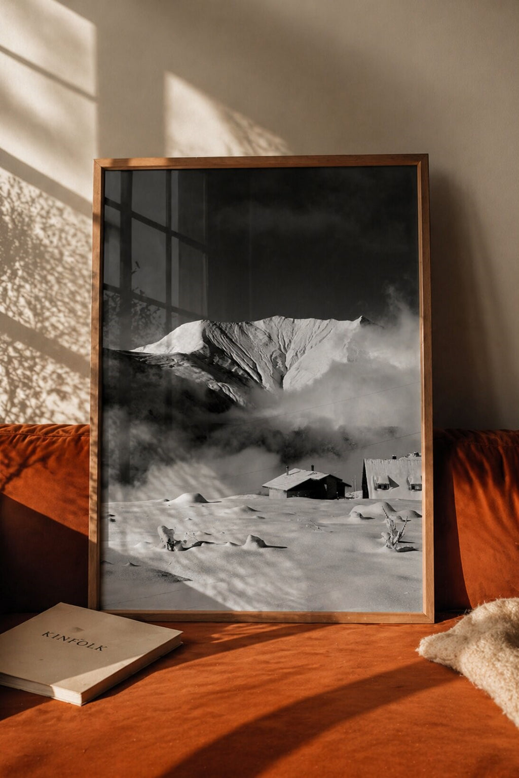 Poster in the interior by DAE, with sunlight