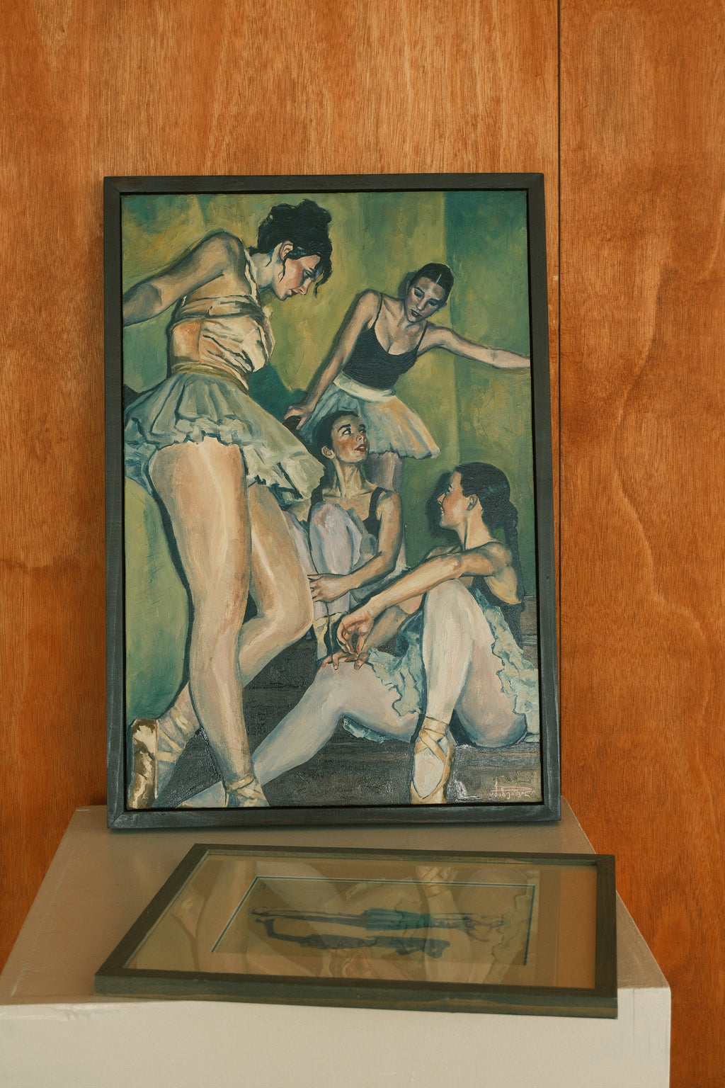 Painting “Ballerinas” - Alex Bazuashvili