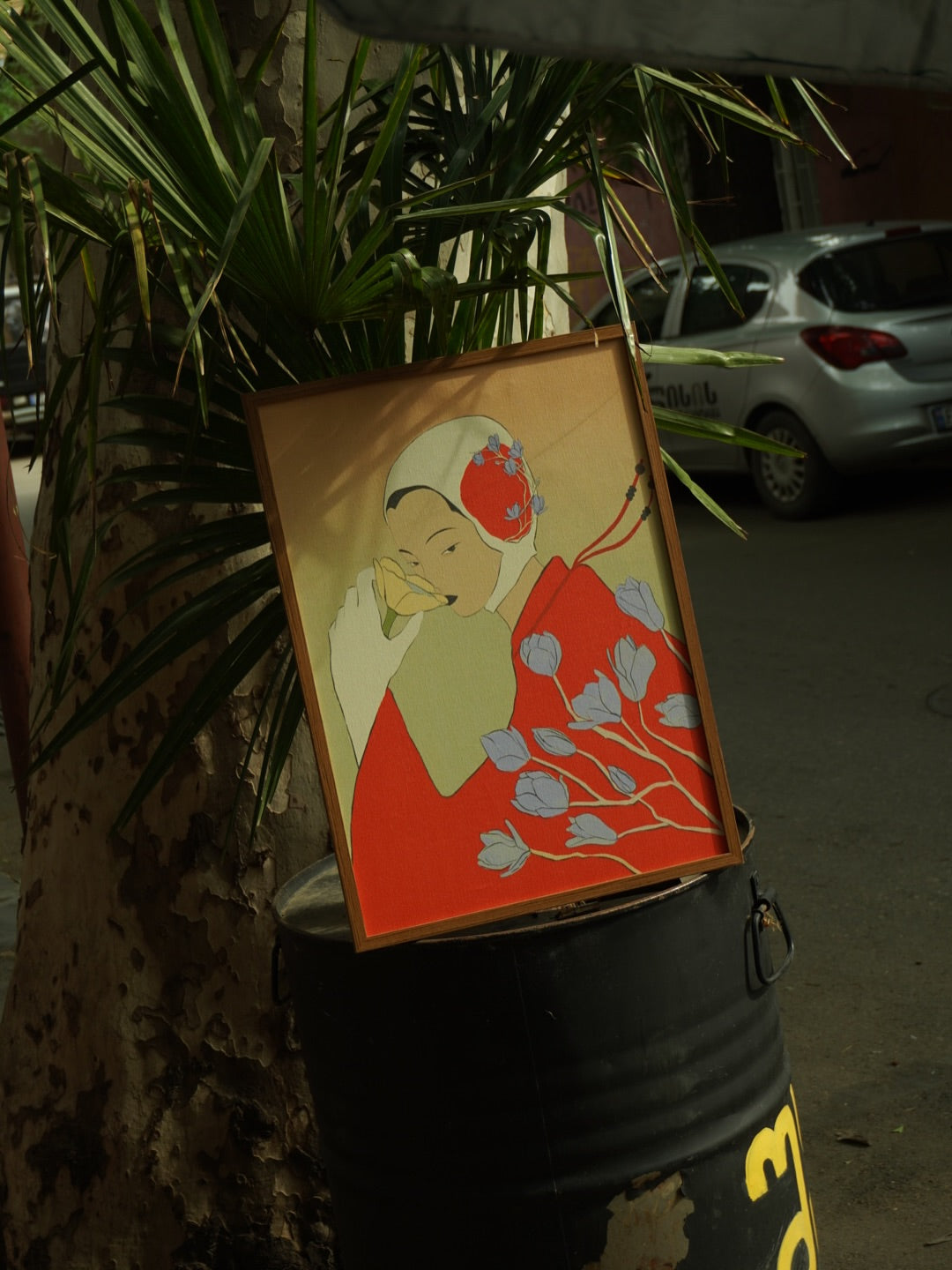 poster in the nature illustrated by lea woo