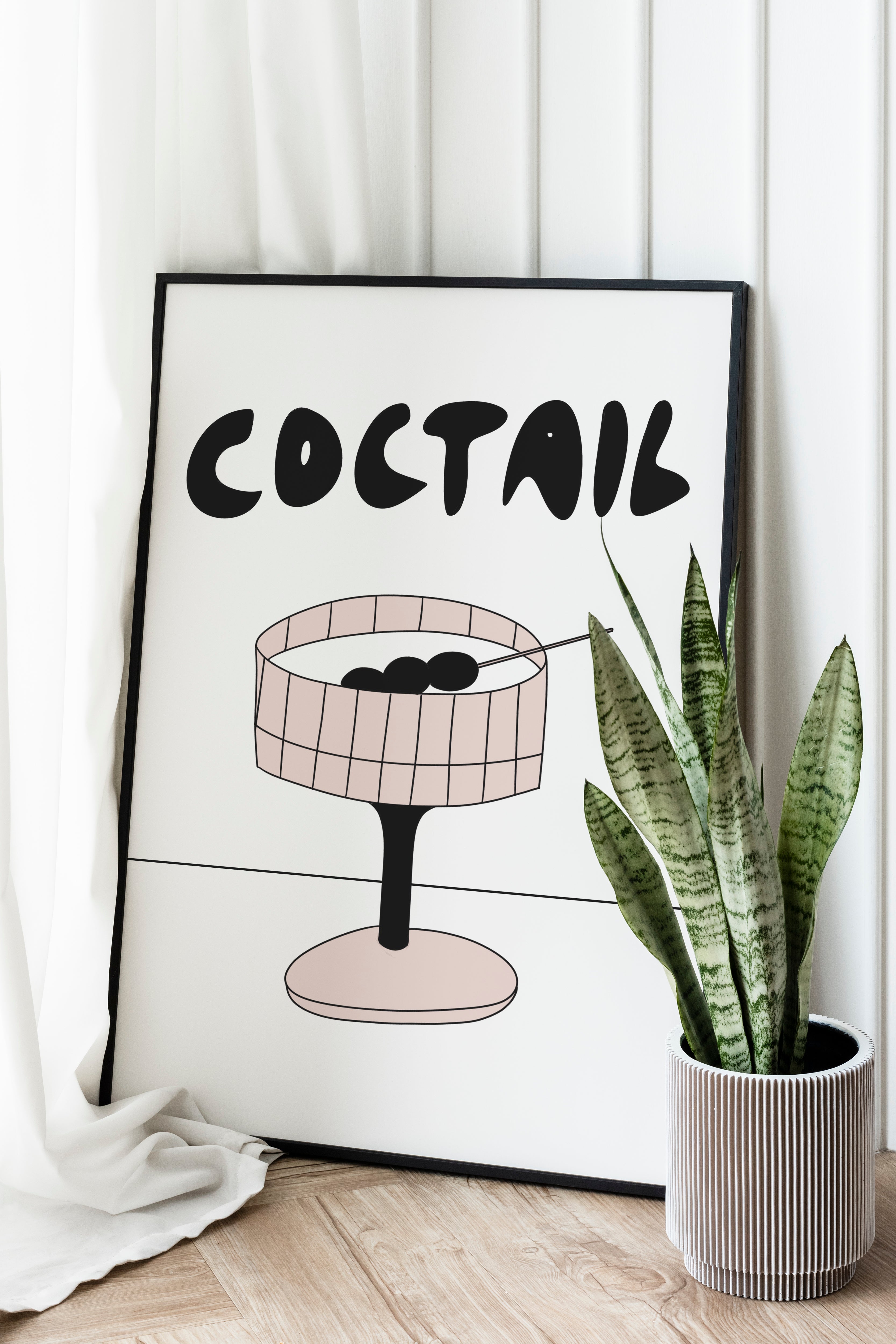 poster by DAE in the interior, next to itis plant