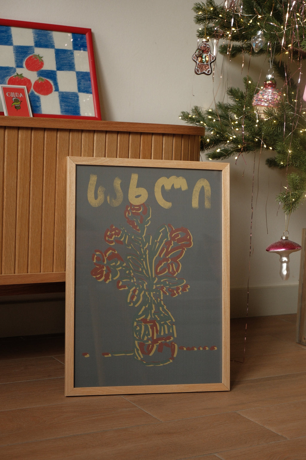 Minimal modern wall poster by Oliko Tkebuchava x DAE